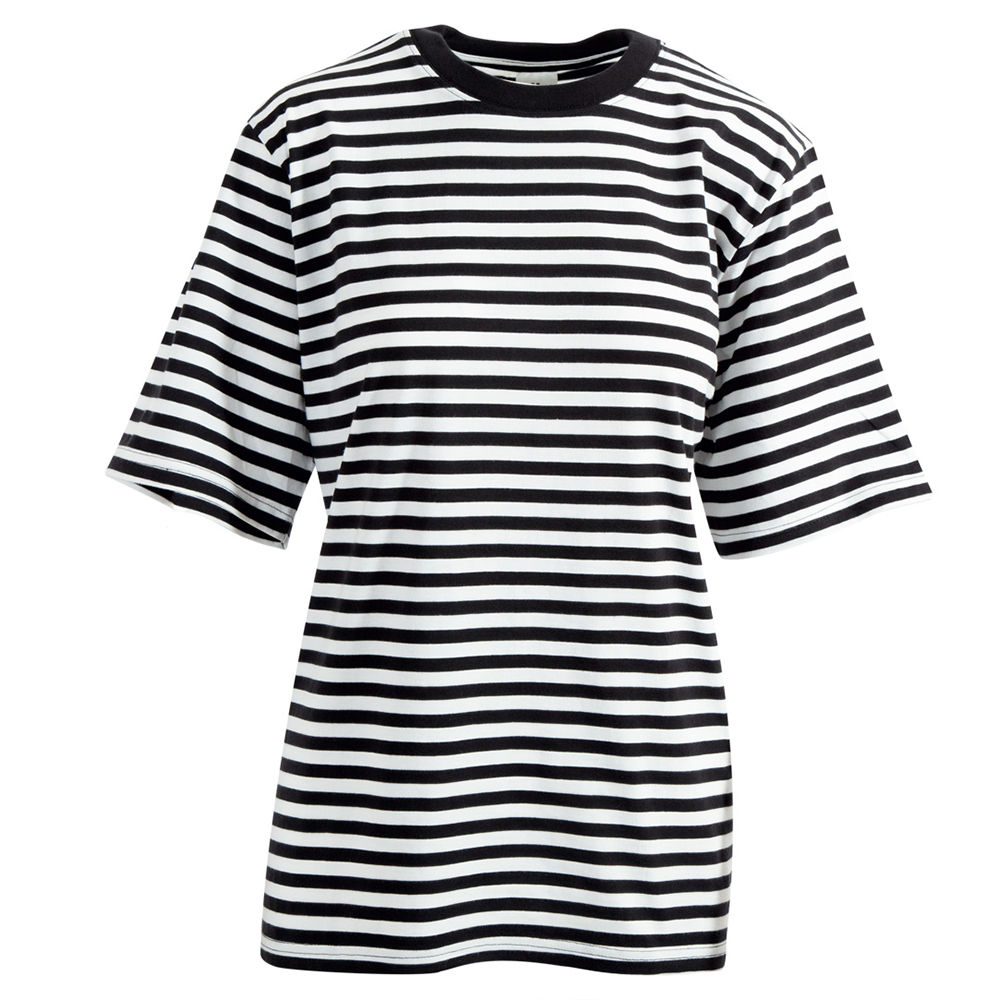 Ringelshirt, schwarz-wei, kurzarm, Gr. M Bild 4