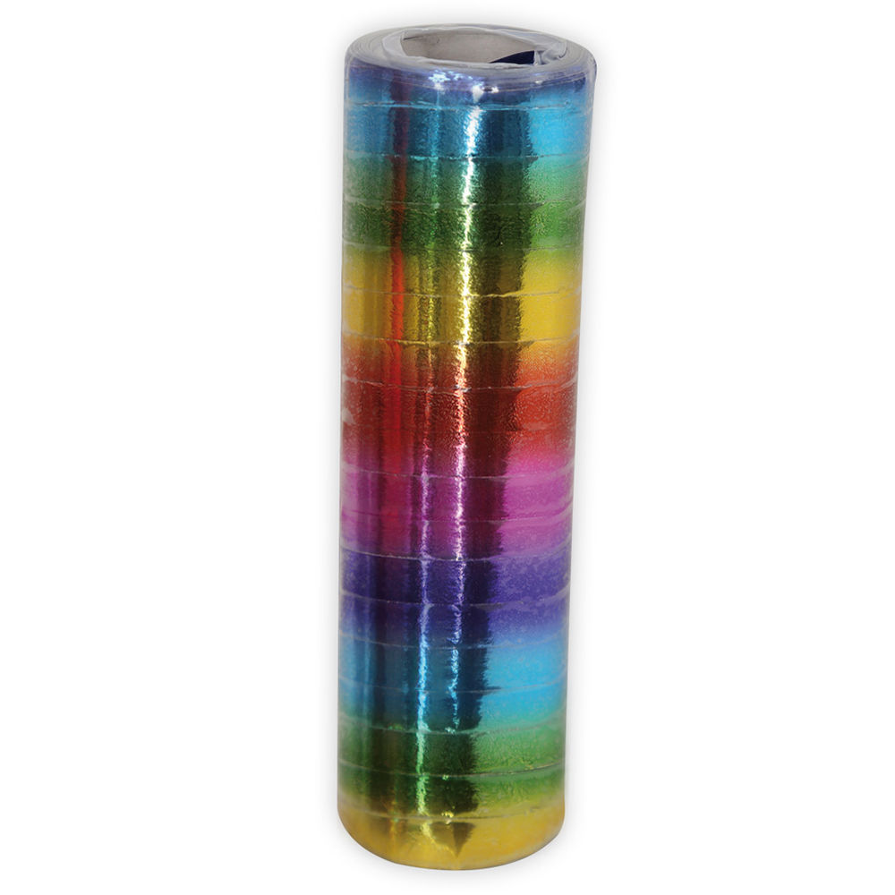 Luftschlangen Rainbow-Metallic