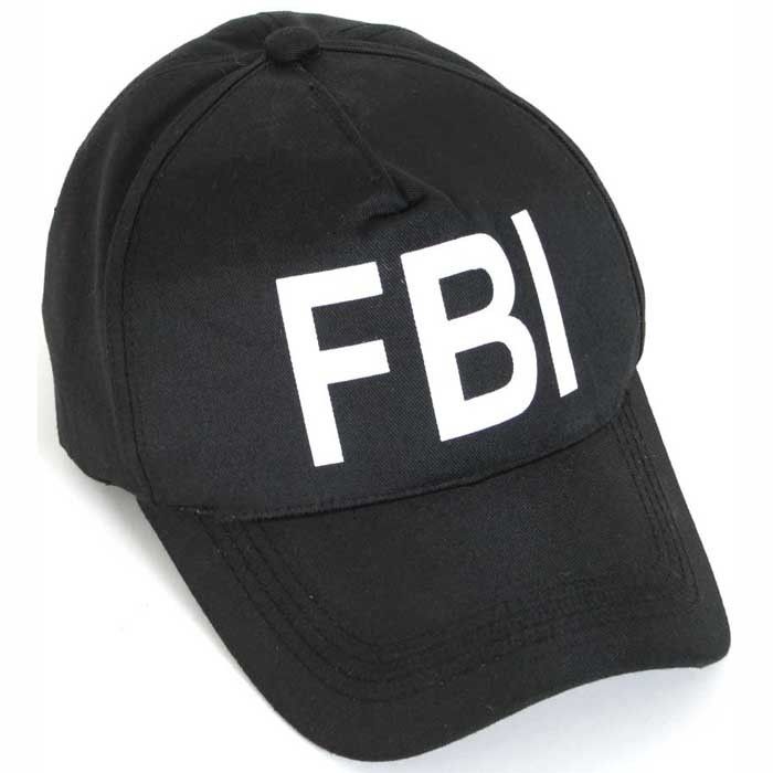 Hut FBI Baseballcap, Größenverstellbar