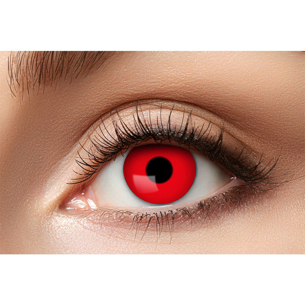 Kontaktlinsen Red Devil Farblinsen rot