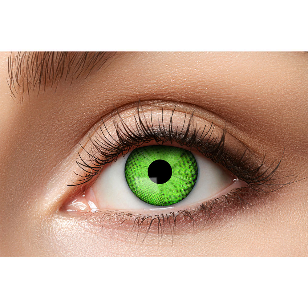 Kontaktlinsen Electro Green Farblinsen Elektro grün