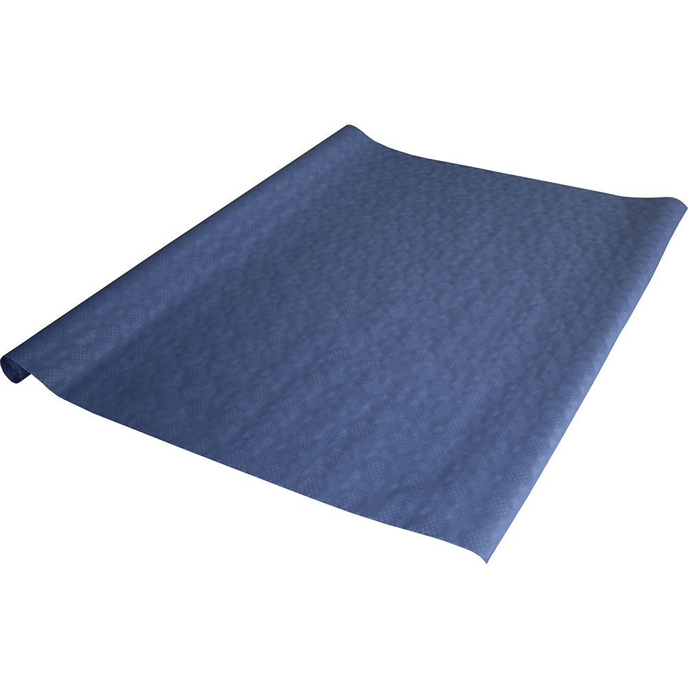 SALE Tischtuchpapier dunkelblau, Damast, 8x1m