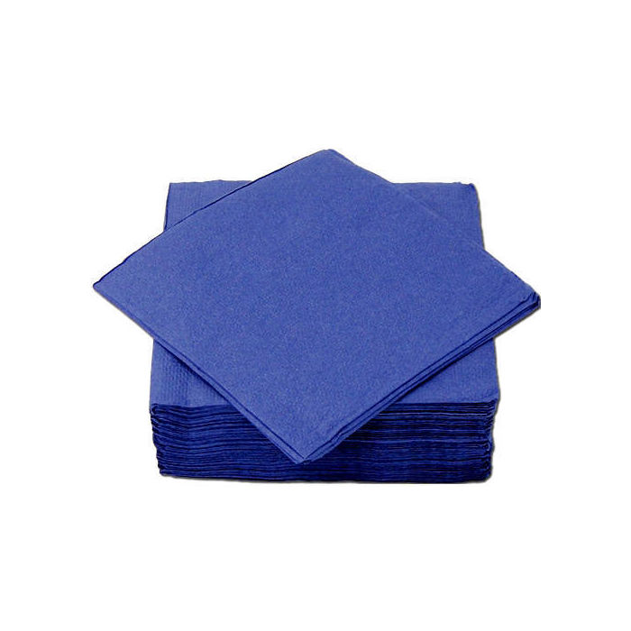 Servietten dunkelblau, 33x33 cm, 1-lagig, 100 Stk.
