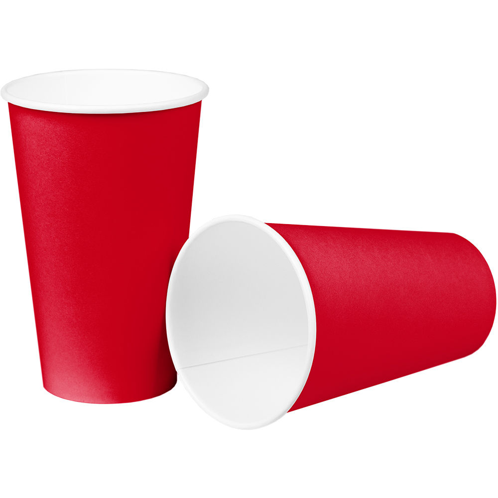 SALE Papp-Becher Red Cup, 16oz - 0,473l, 10 Stck, rot