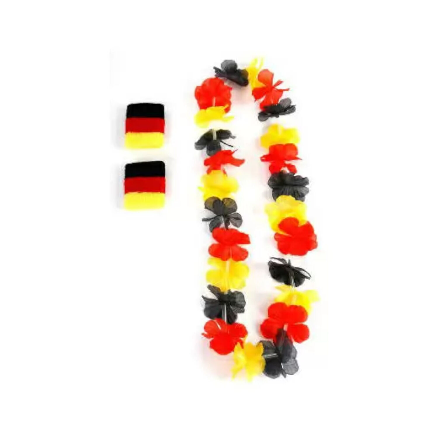 SALE Fuballset Deutschland, Autoflagge, Hawaiikette, Schweibnder Bild 2
