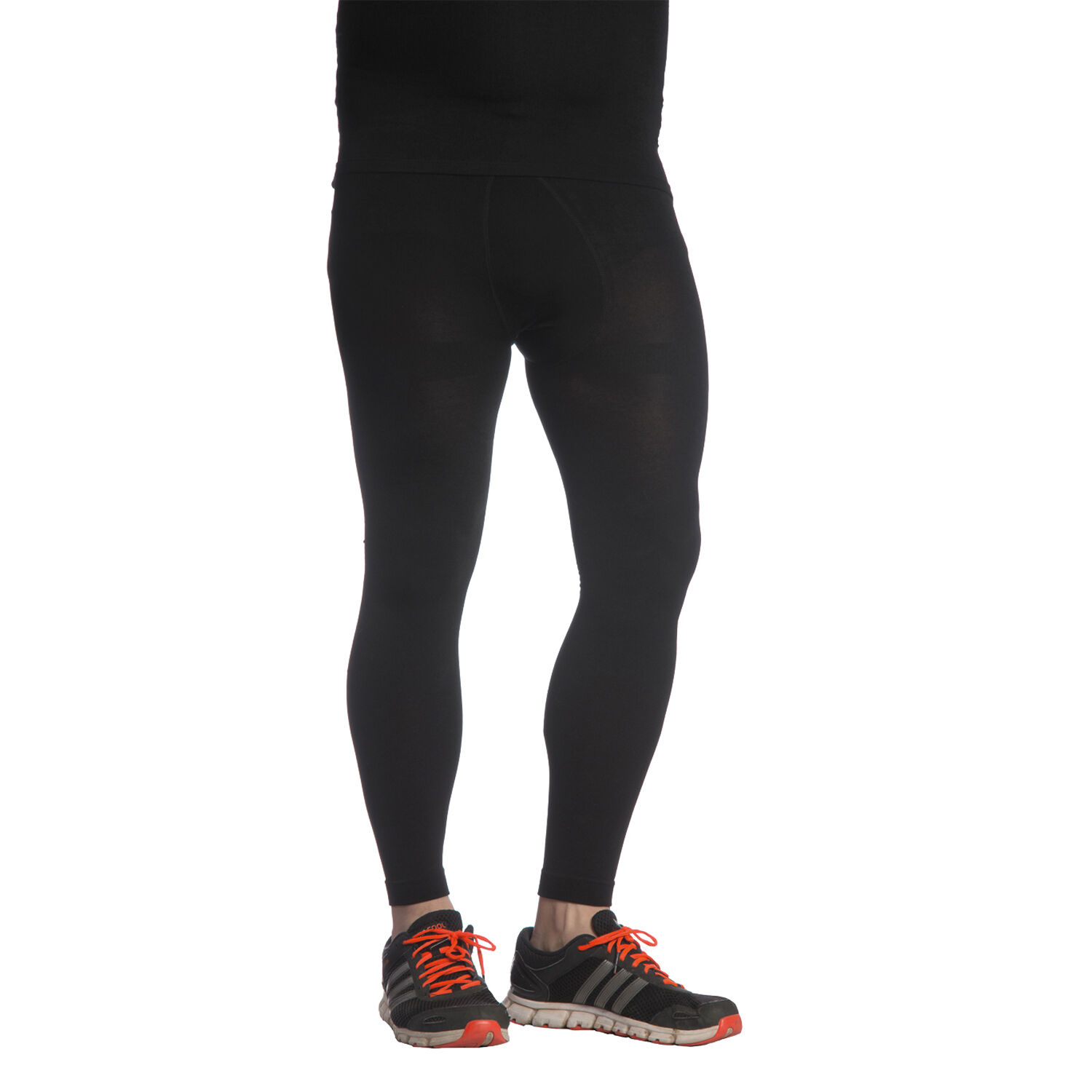 NEU Herren-Thermoleggings, schwarz, Einheitsgre