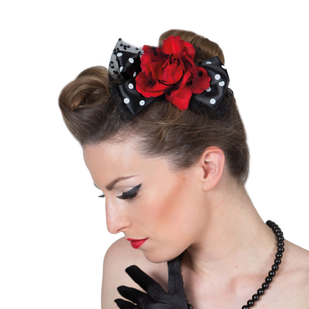 Haarspange Rockabilly Rose