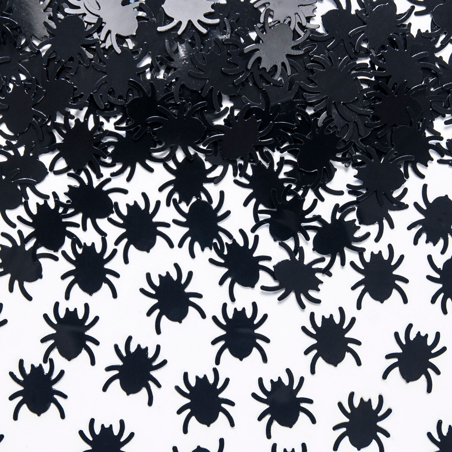 Konfetti Spinnen, schwarz, 1,2 x 1,2cm, 15g