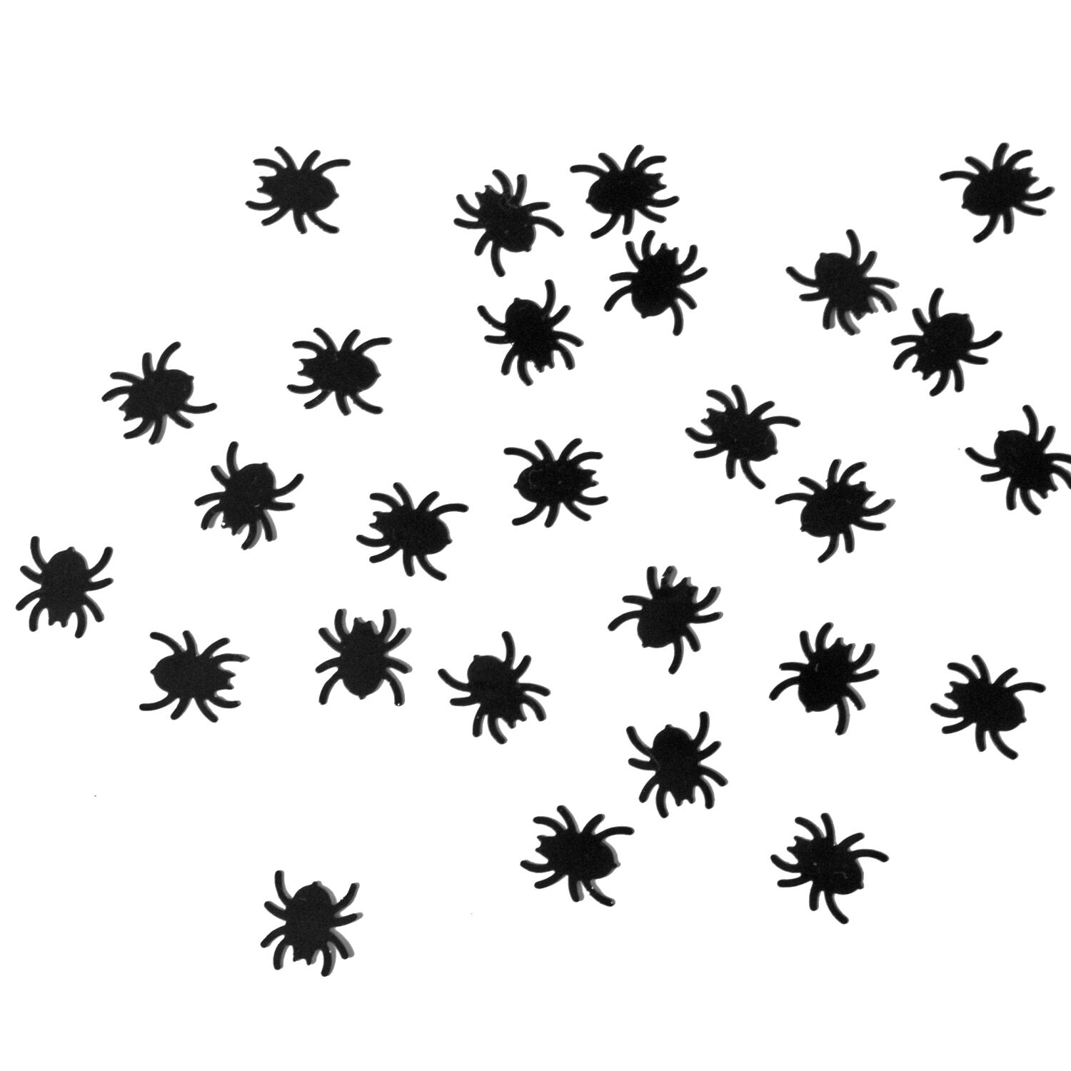 Konfetti Spinnen, schwarz, 1,2 x 1,2cm, 15g Bild 2