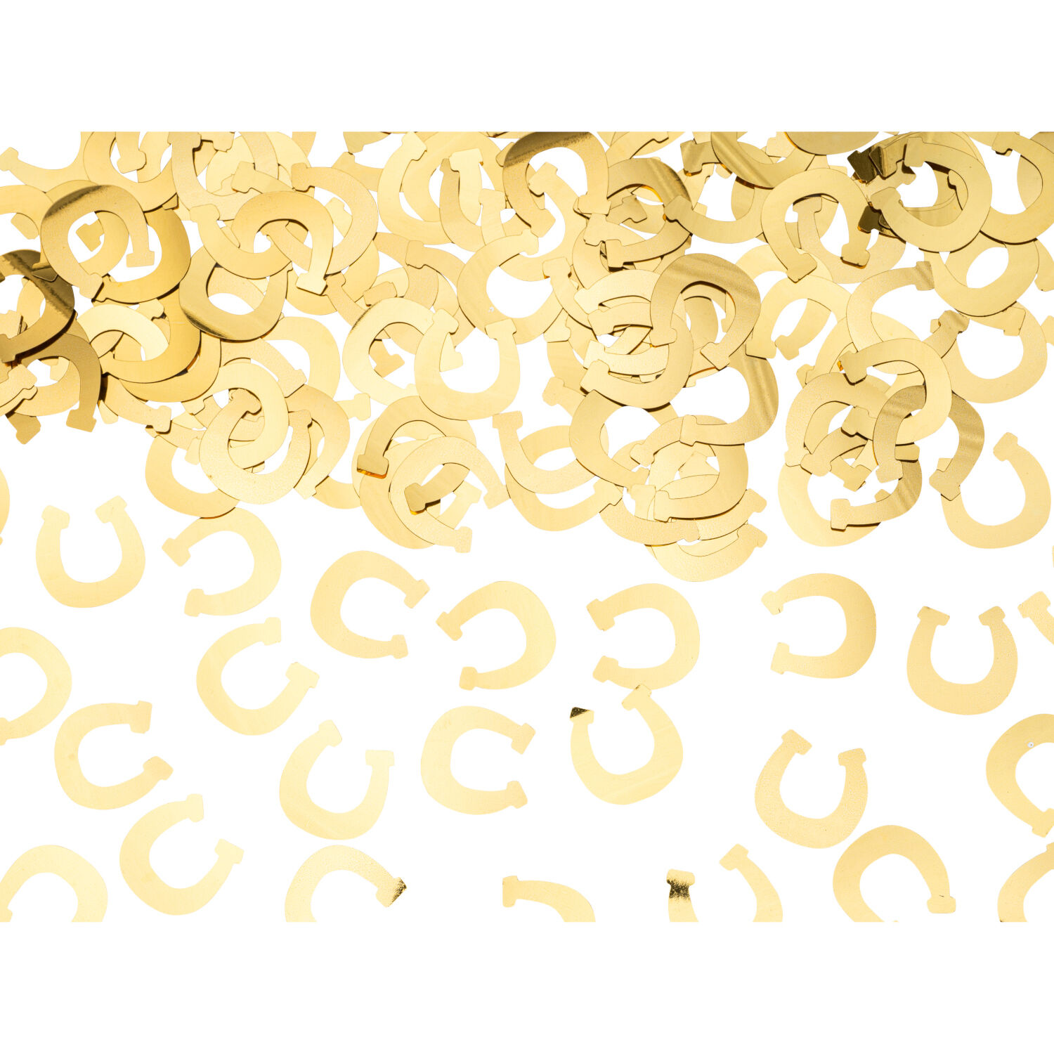 Konfetti Metallic Hufeisen - Gold - 15 g