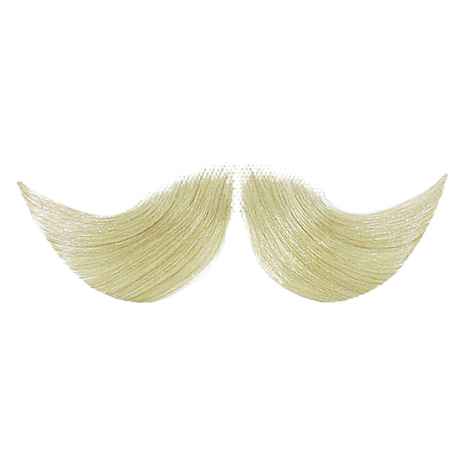 Echthaar Bart Schnurrbart gro, blond