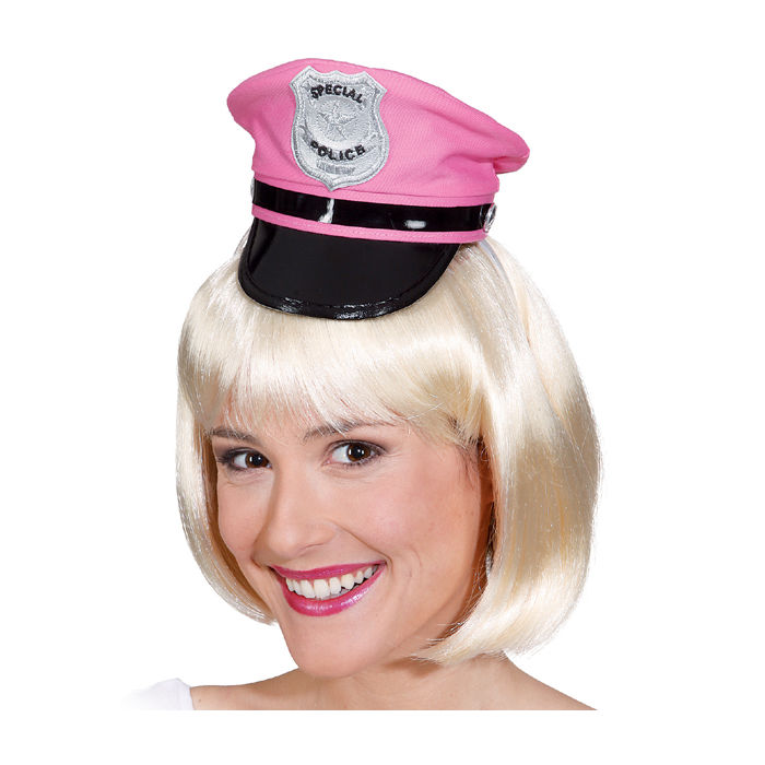 SALE Hut Mini Police Cap, pink