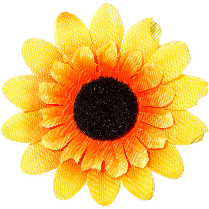 Sonnenblume mit Anstecknadel,  3-4 cm