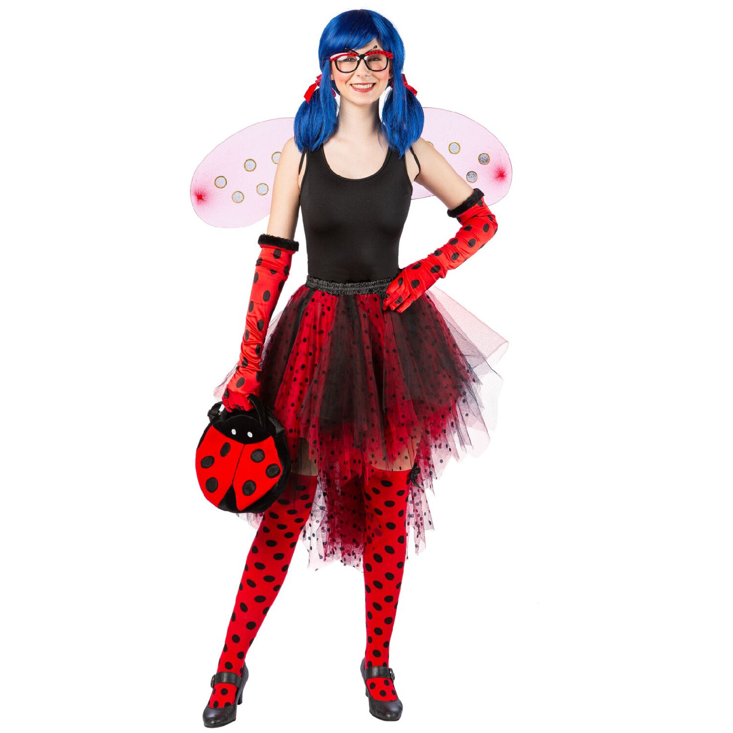 NEU Damen-Kostm Tllrock / Tutu, Marienkfer, Gre XS