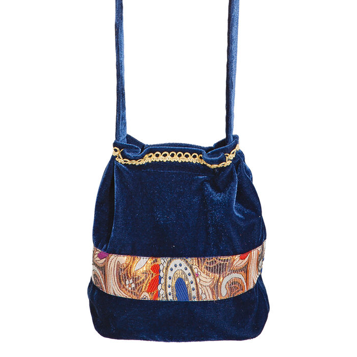 Tasche Hofdame Beutel, blau