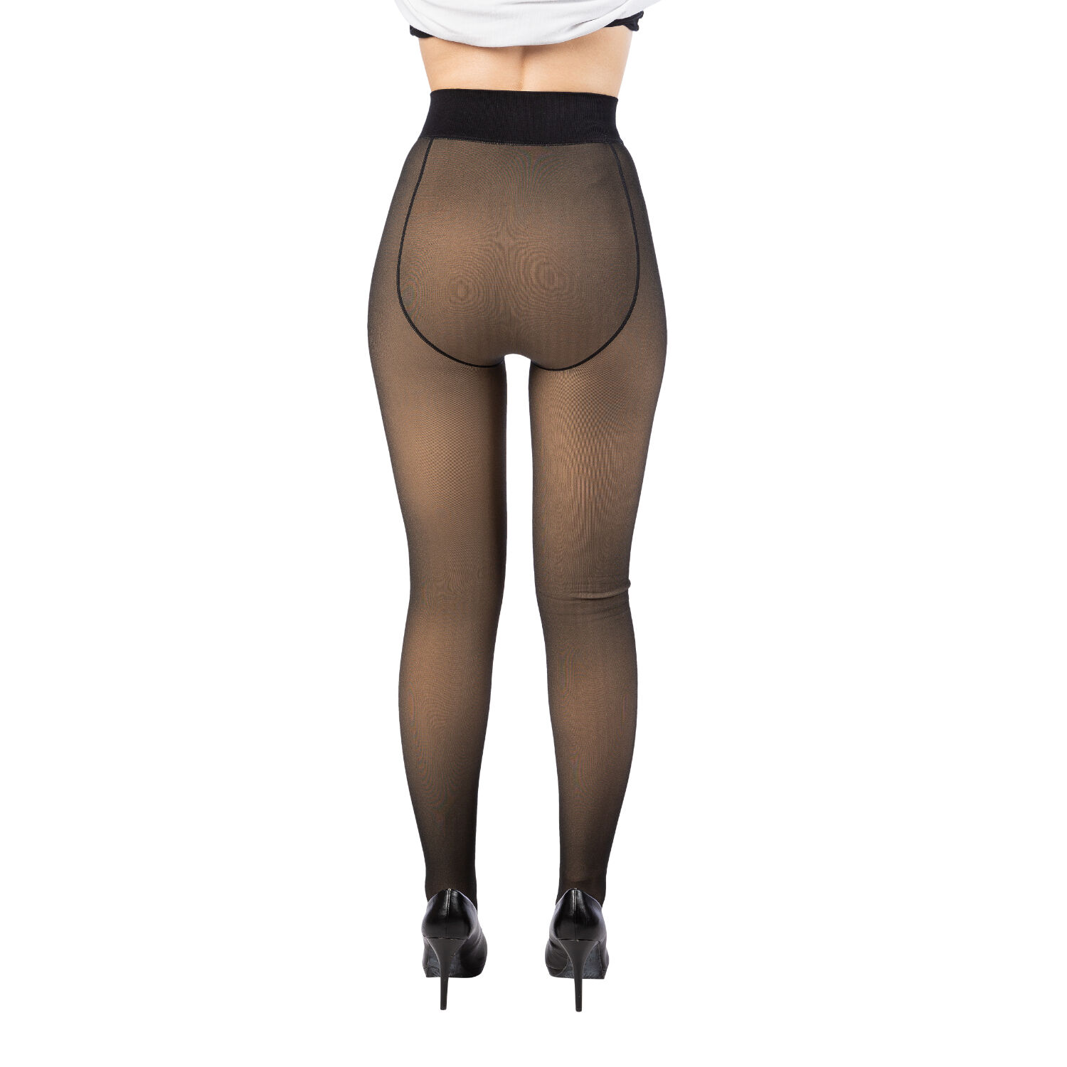 Damen-Thermostrumpfhose, schwarz, Gr. S-L Bild 3