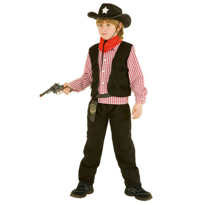 SALE Kinder-Kostüm Cowboy Lucky, Gr. 140, 8-10 Jahre