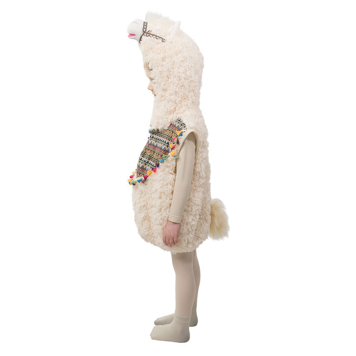 Kinder-Kostüm Lama Weste, Einheitsgröße Bild 3