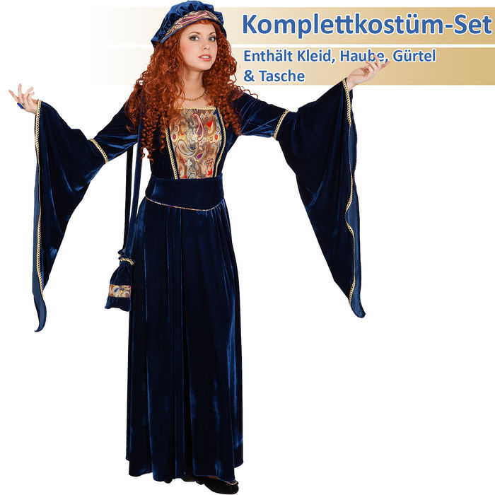 SALE Damen-Kostüm-Set Hofdame, Gr. 38-40