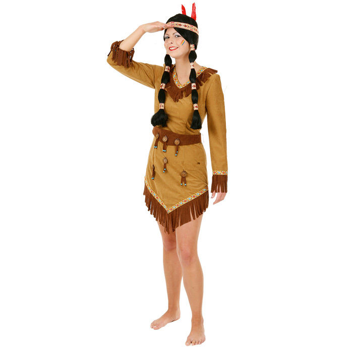 Damen-Kostüm Indianerin Arapacho, Kleid, Gr. 40
