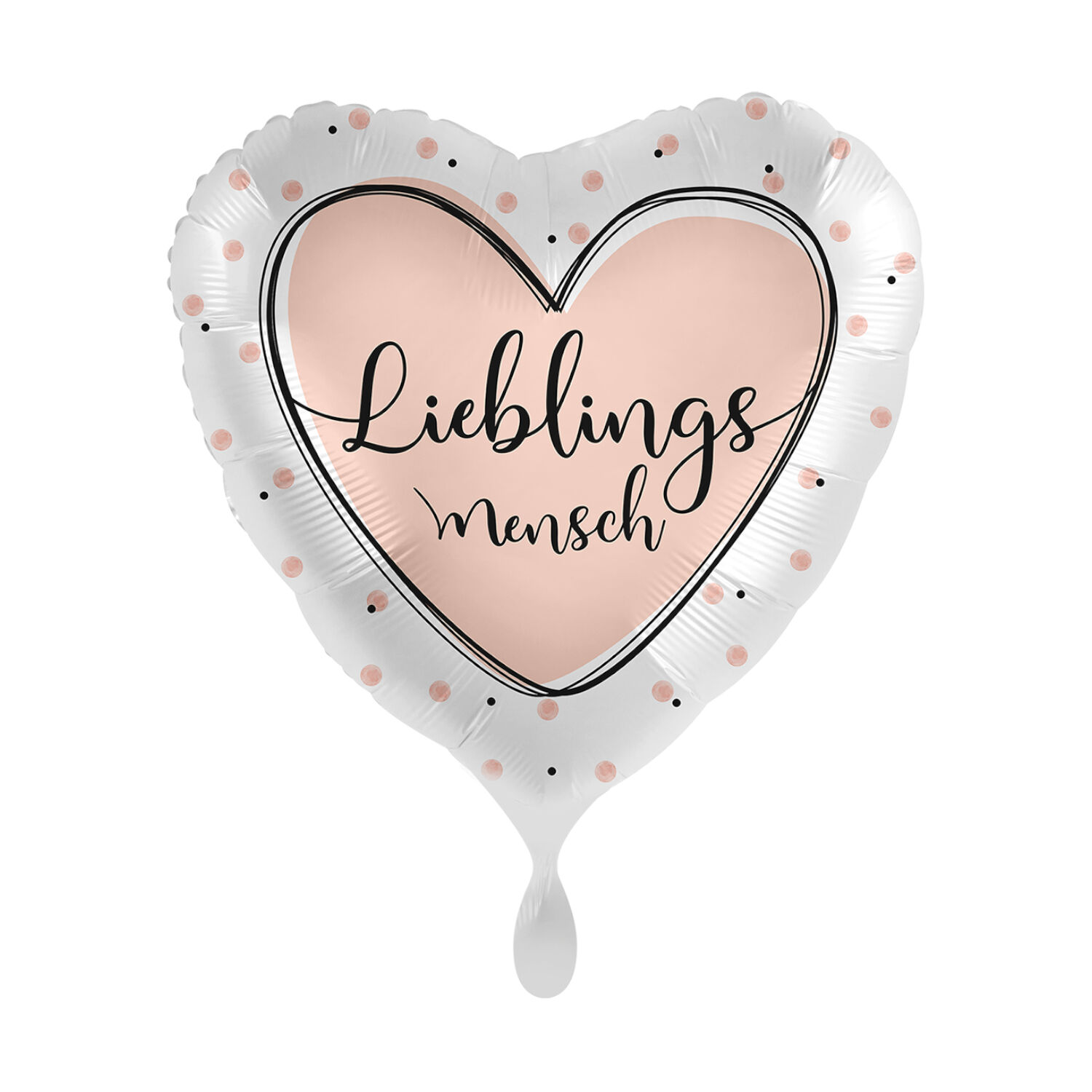 NEU Folienballon - Lieblingsmensch - ca. 45cm Durchmesser