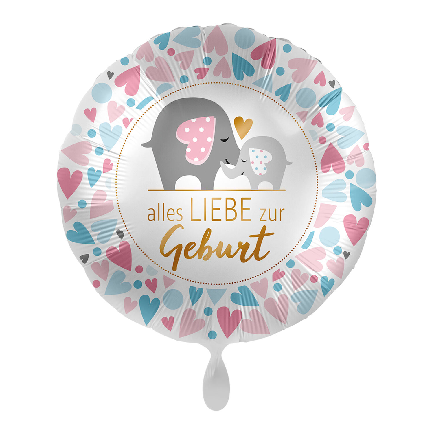 NEU Folienballon - alles Liebe zur Geburt - ca. 45cm Durchmesser