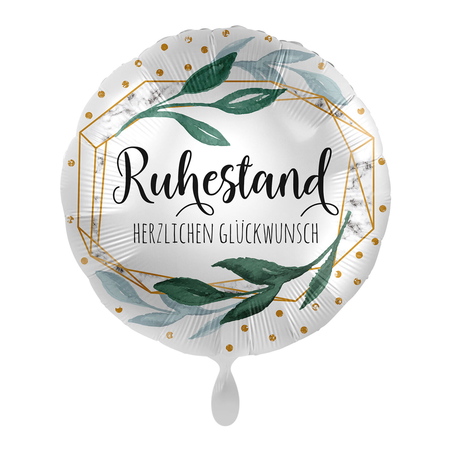 NEU Folienballon - Ruhestand - Herzlichen Glckwunsch - ca. 45cm Durchmesser