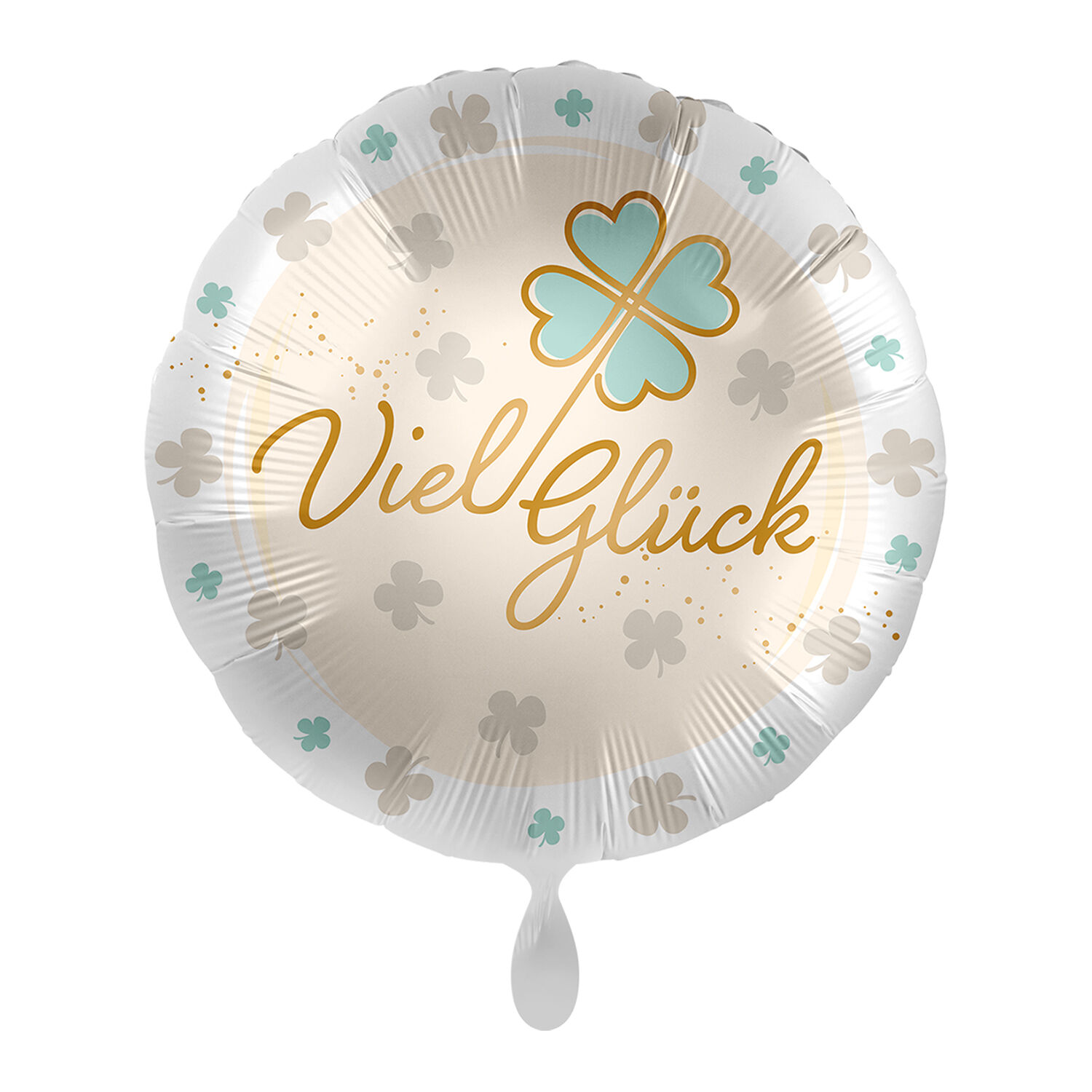 NEU Folienballon Glcksklee - Viel Glck - ca. 45cm Durchmesser