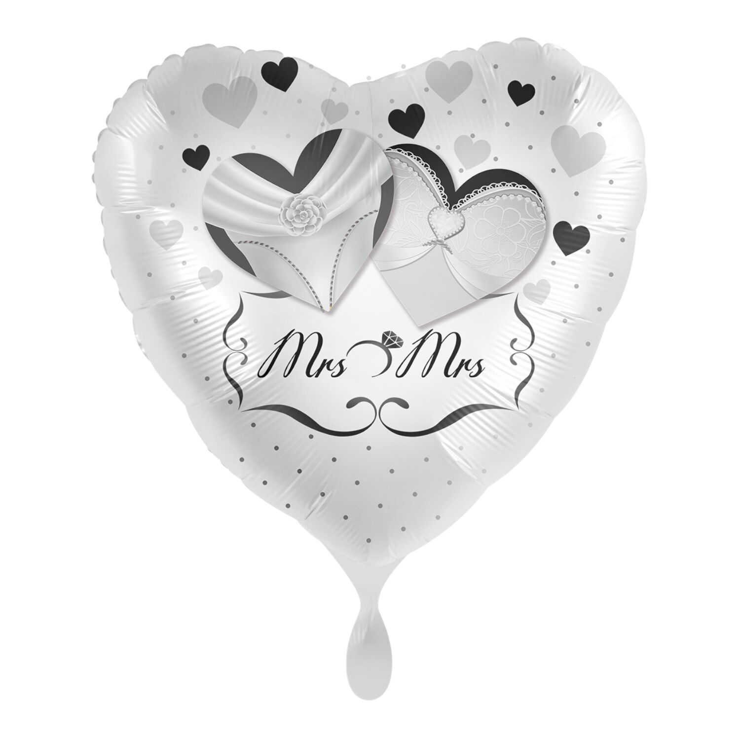 NEU Folienballon - Mrs. & Mrs. Love - ca. 45cm Durchmesser