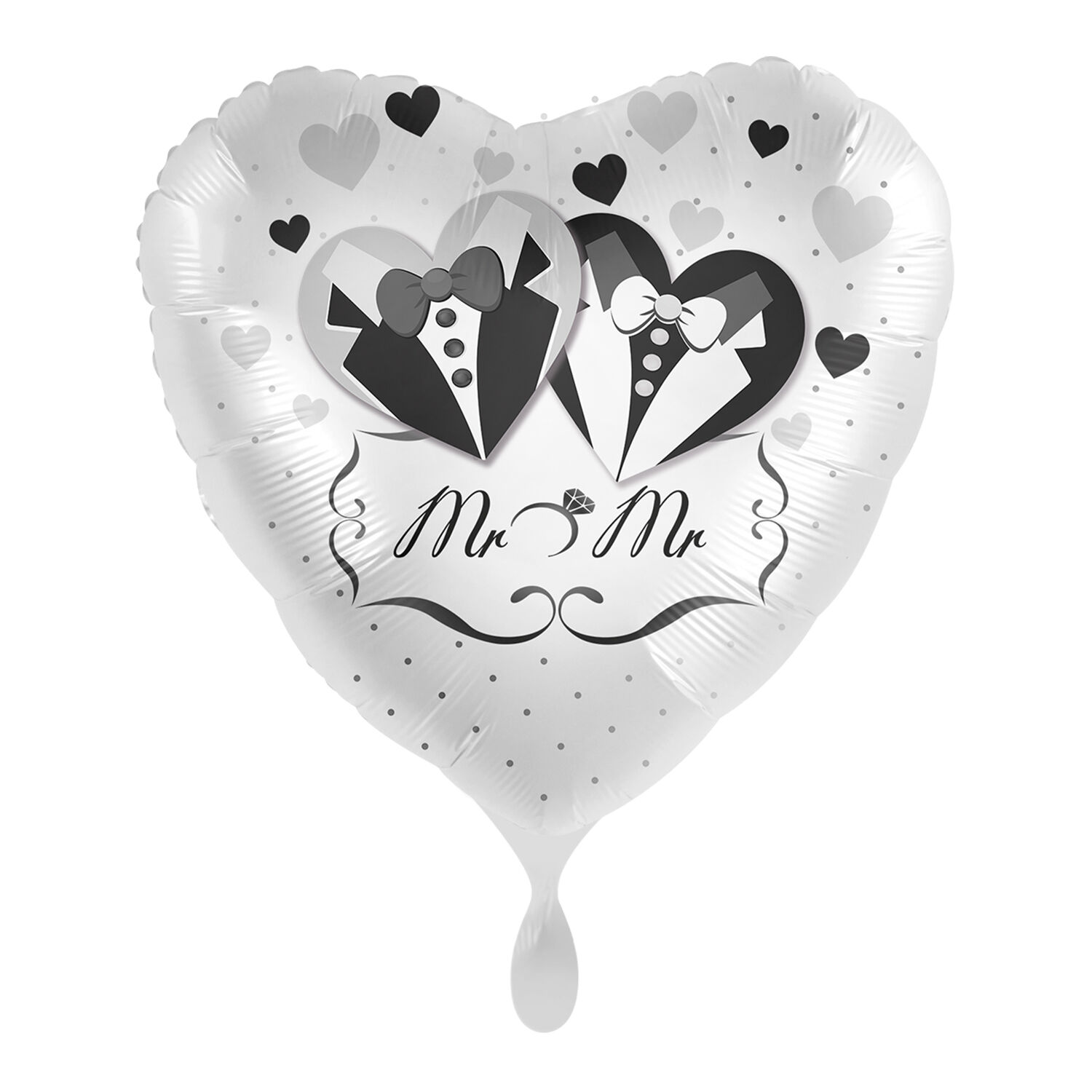 NEU Folienballon - Mr. & Mr. Love - ca. 45cm Durchmesser