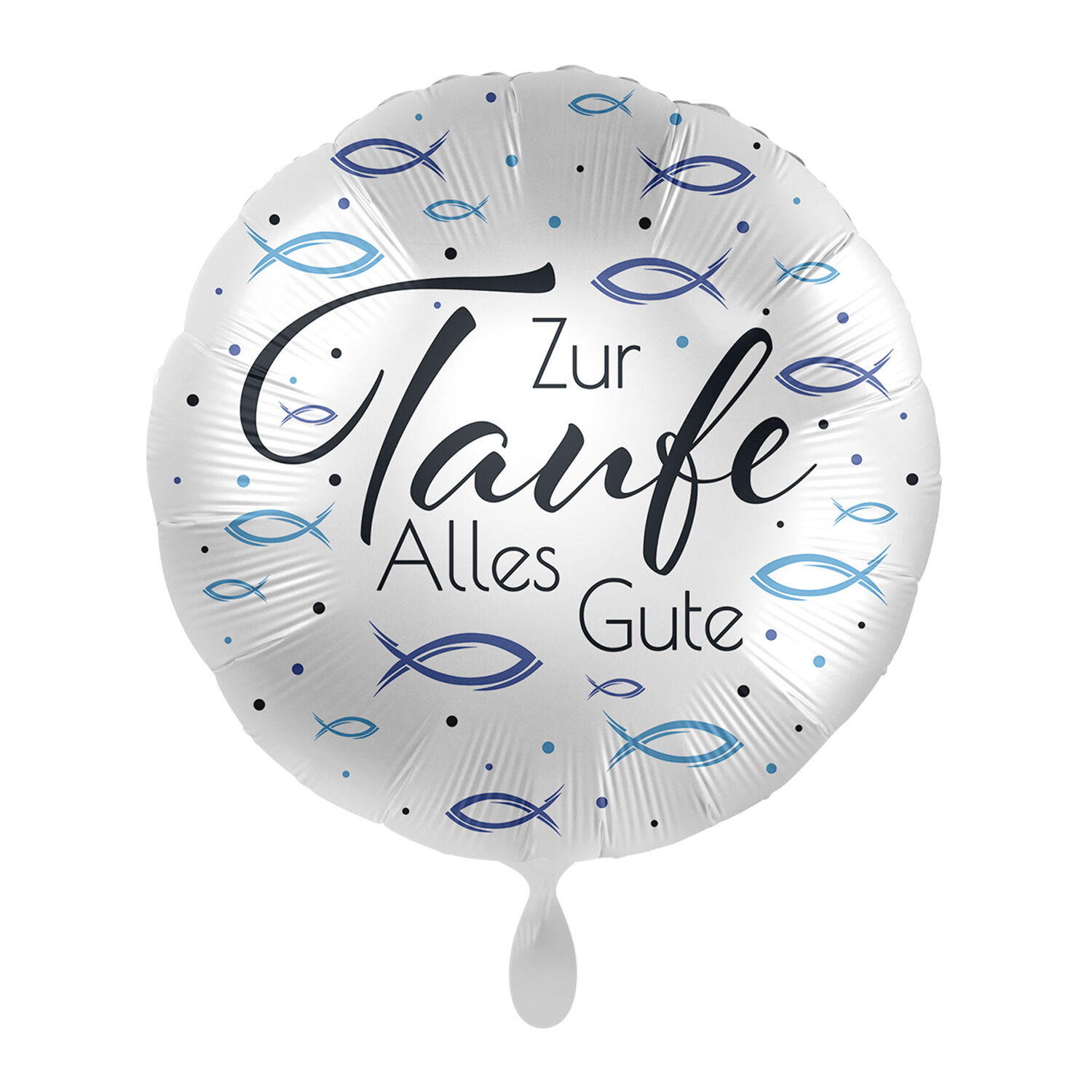 NEU Folienballon - Zur Taufe alles Gute - ca. 45cm Durchmesser