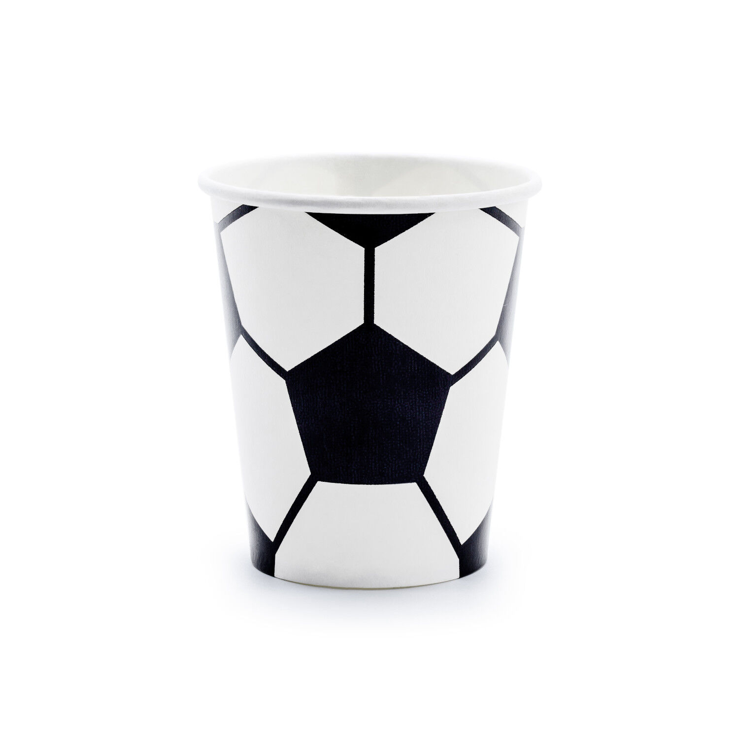 Pappbecher Fu�ball - 260 ml, 6 St�ck
