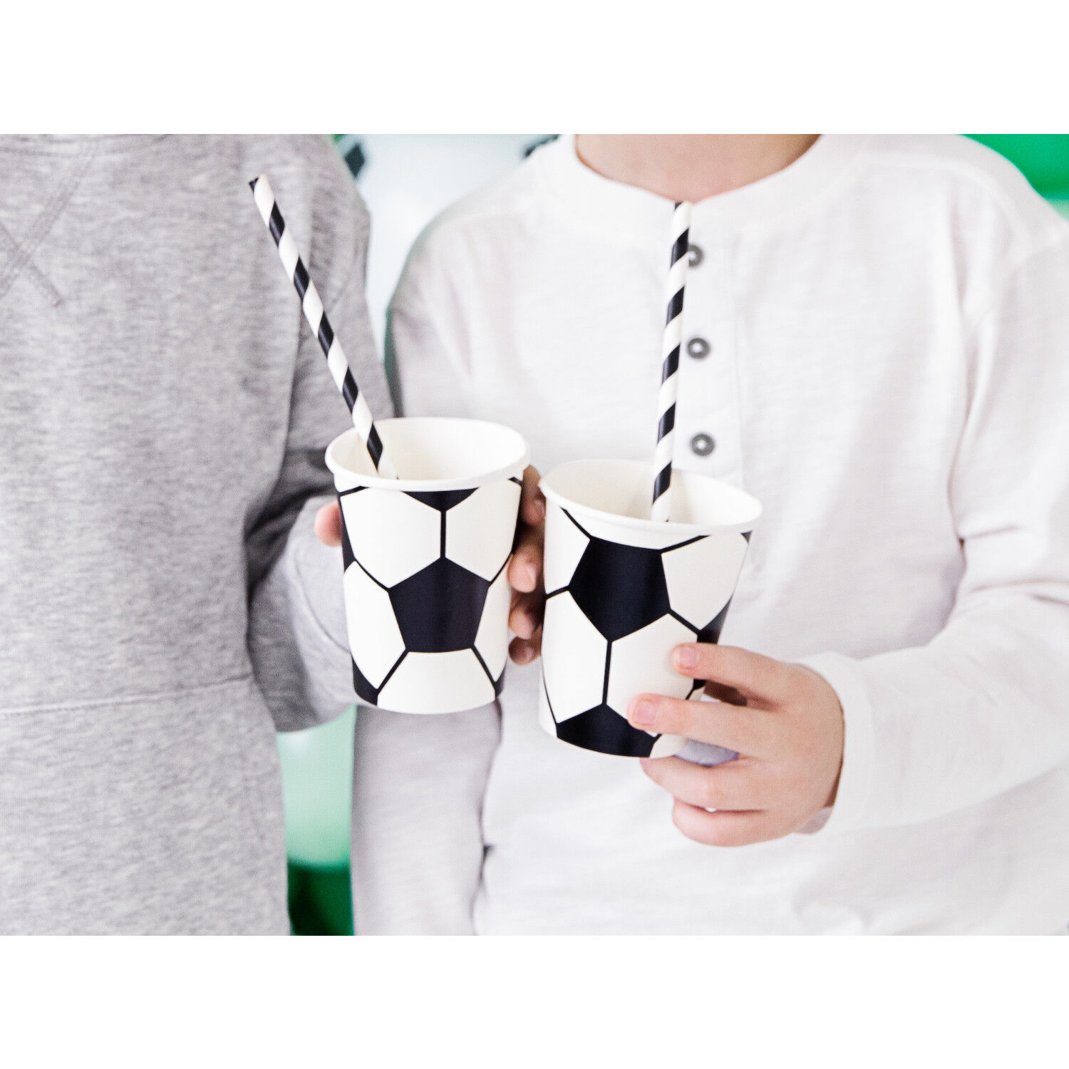 Pappbecher Fu�ball - 260 ml, 6 St�ck Bild 3