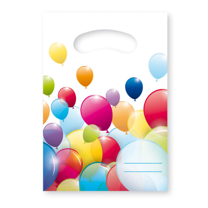SALE Geschenktüten Flying Balloons, 6 Stück