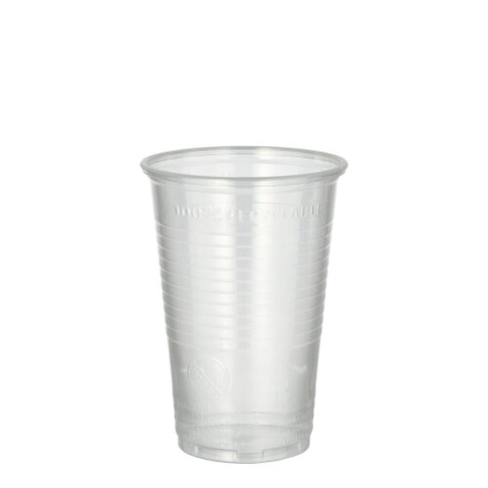 NEU Plastikbecher 0,2l, transparent, 25 Stck