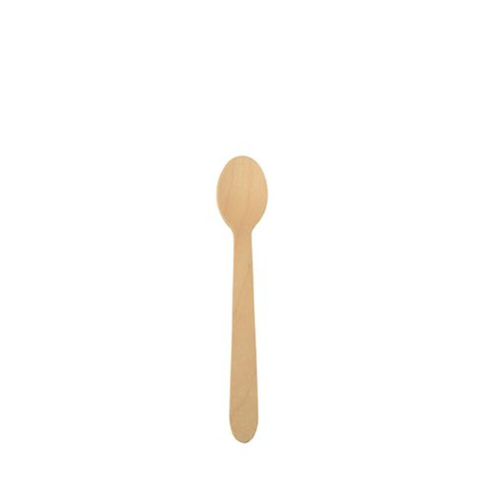 NEU Kaffee- und Dessertlffel Pure aus Holz, splitterfrei, 11 cm, 25 Stck