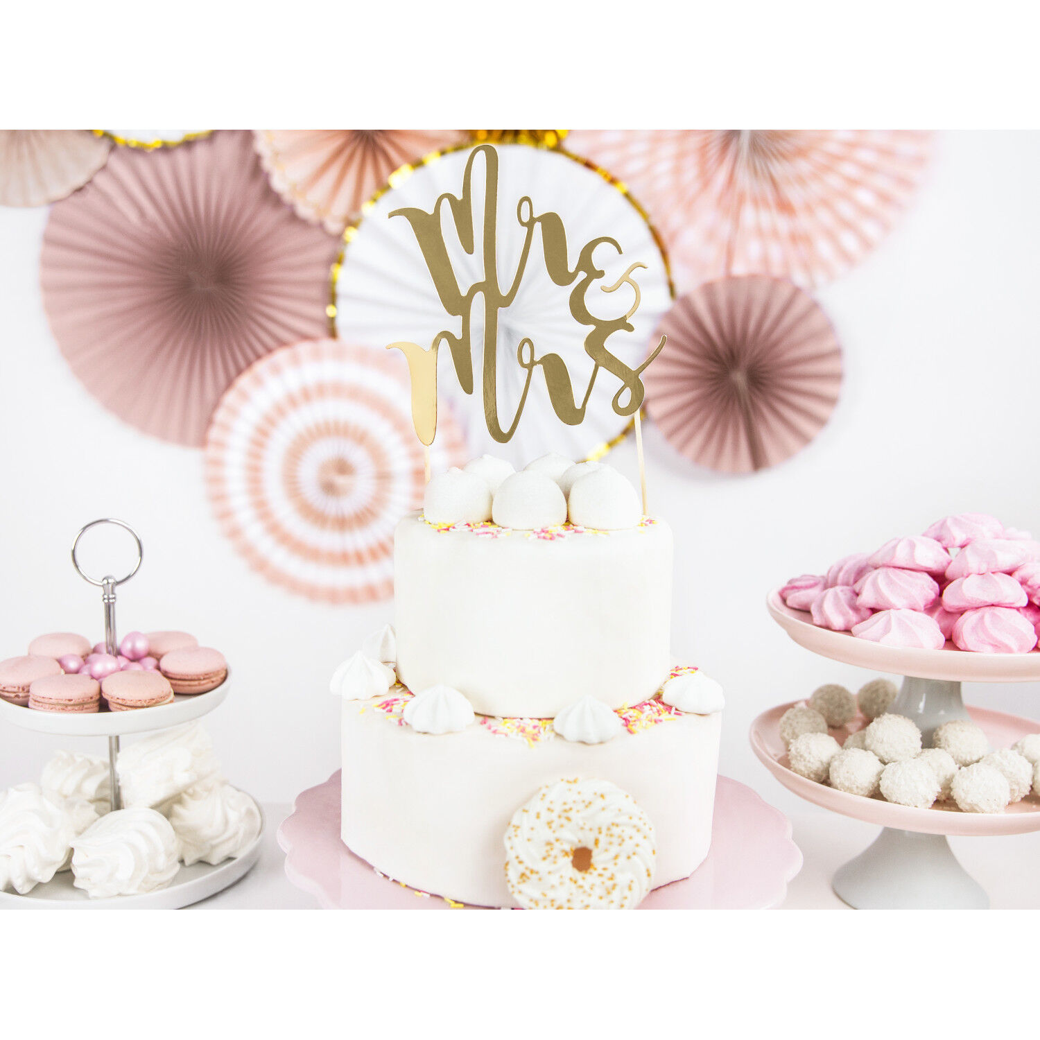 Kuchenstecker / Tortenaufsatz / Cake-Topper Mr und Mrs � ca. 25,5 cm Bild 3