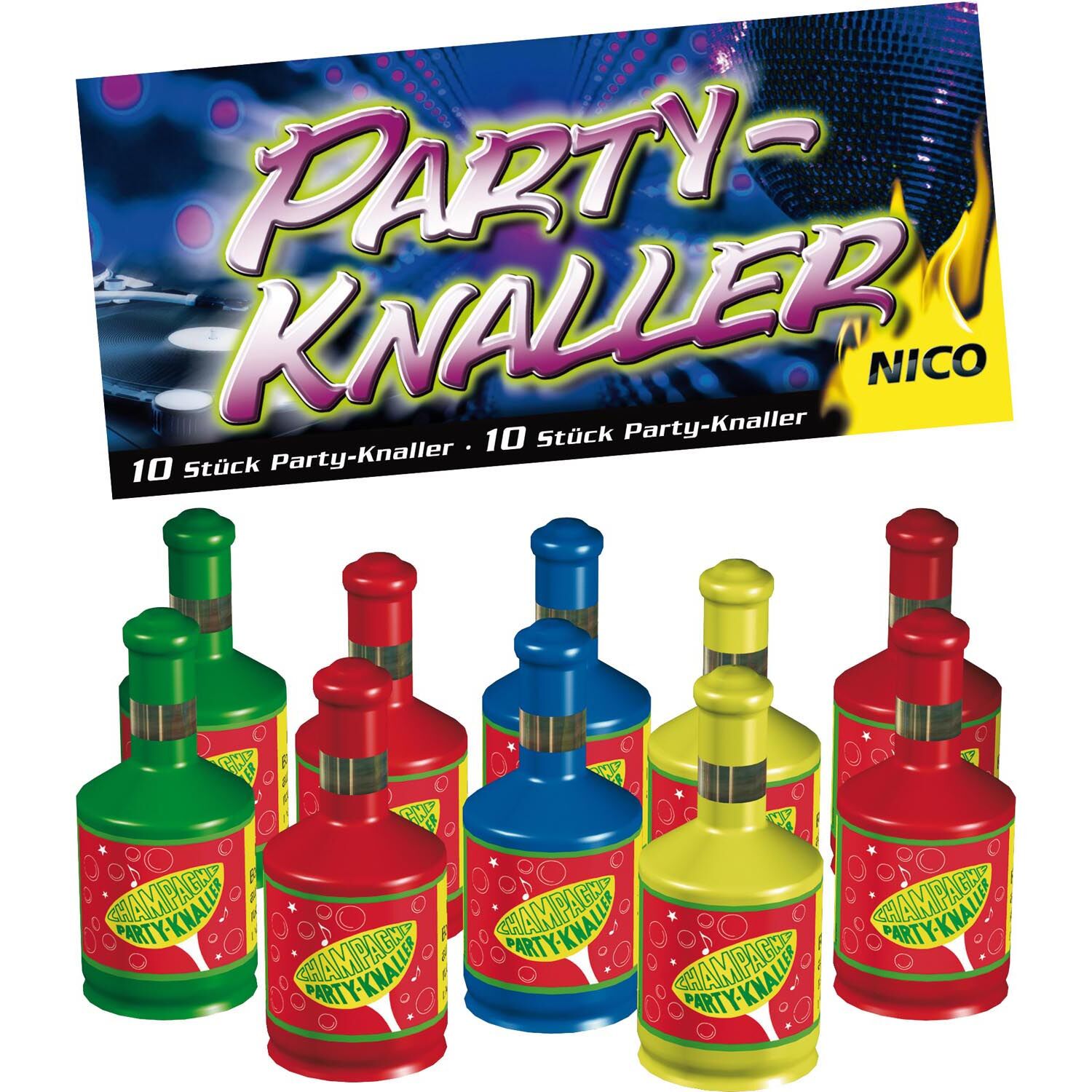 NEU Feuerwerk / Kinder- & Jugendfeuerwerk, Party-Knaller, Beutel mit 10 Stck