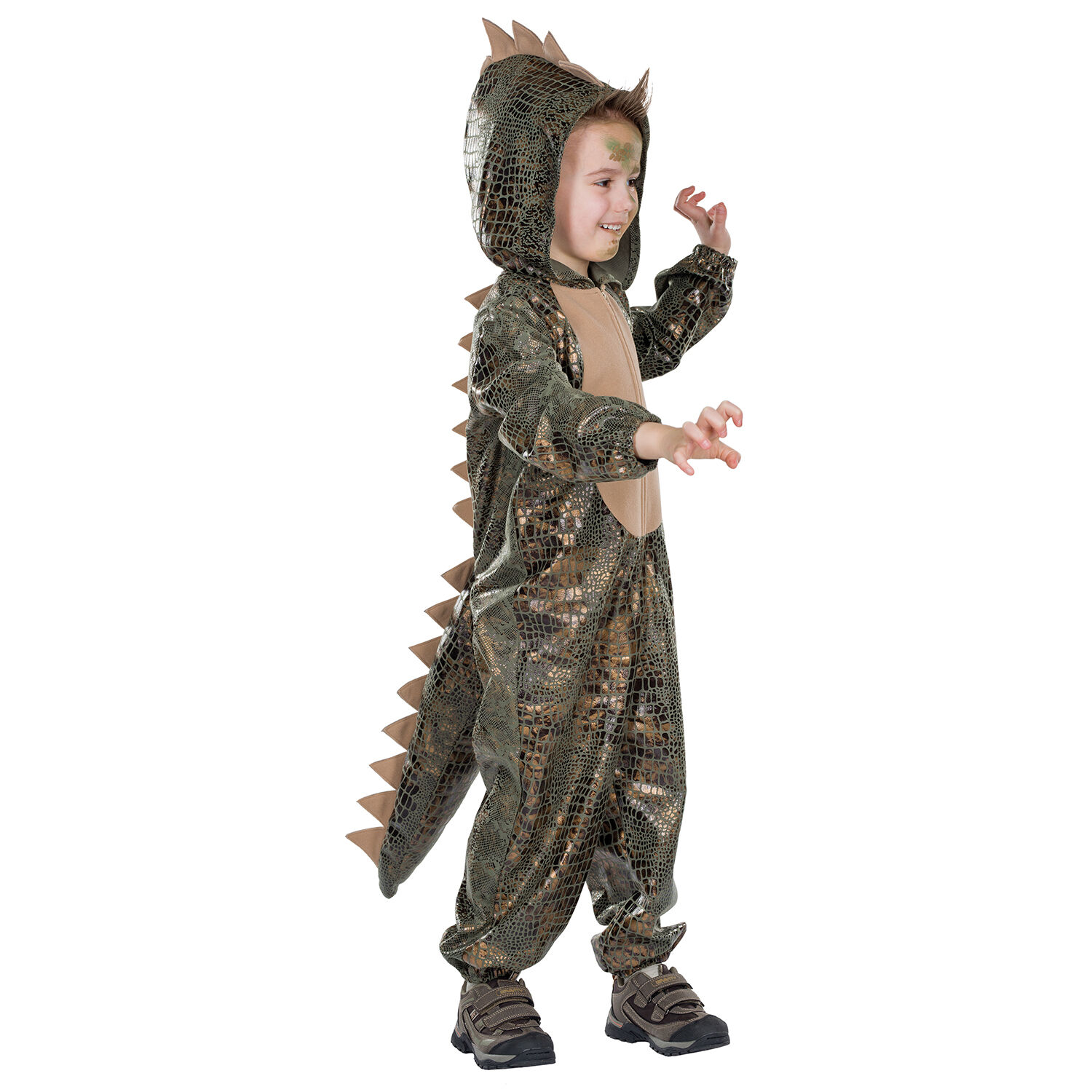 NEU Kinder-Kostm Dino, Plsch-Overall, Gr. 104