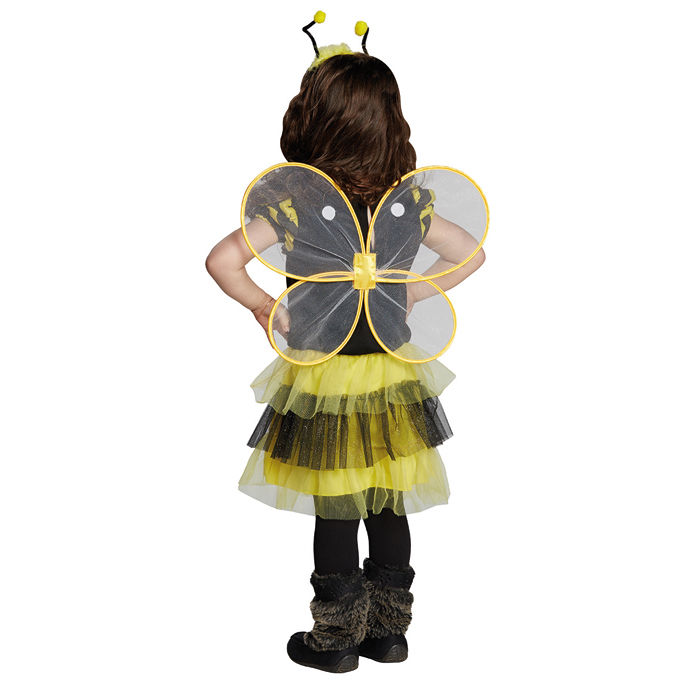 Kinder-Kostüm Bienchen mit Flügeln, Gr. 92 Bild 2