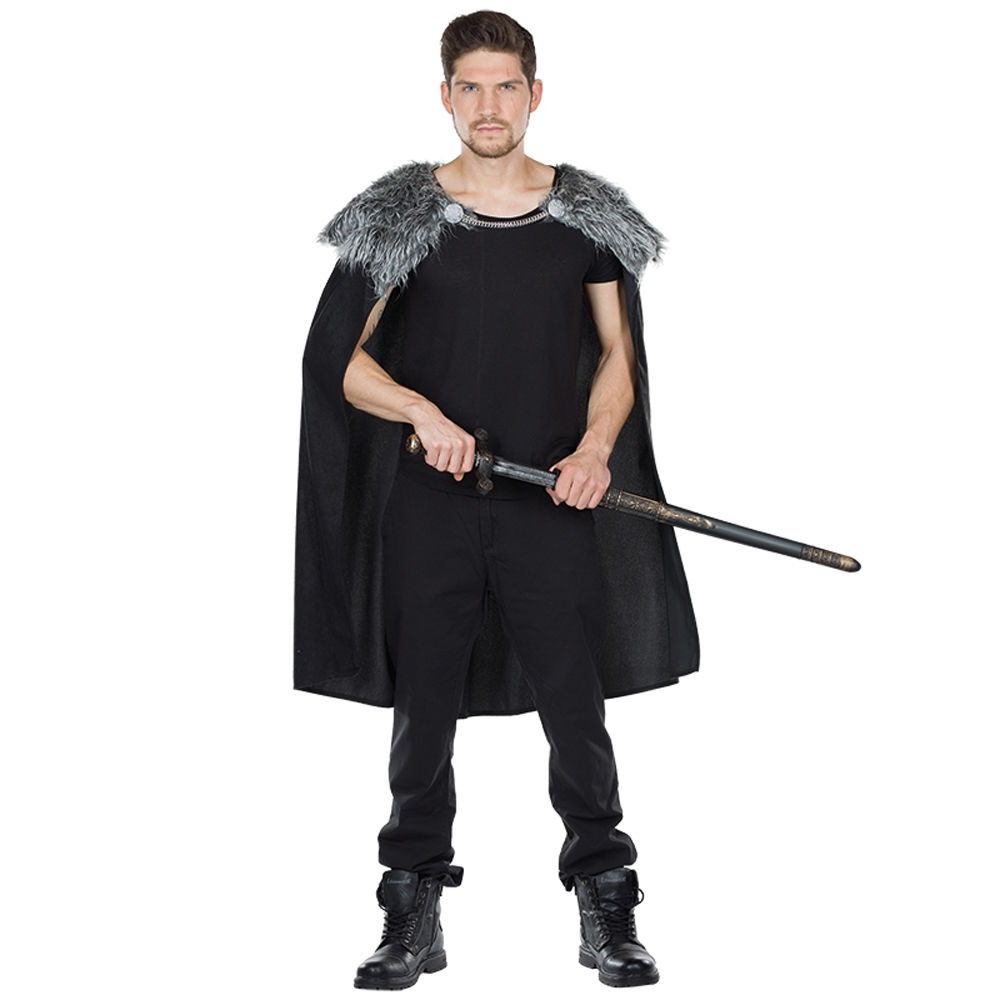 Umhang Wolfskrieger Mit Fellkragen Einheitsgrosse Vampire Halloween Kostume Fur Herren Kostume Verkleiden Produkte Party Discount De