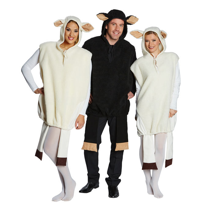 Plüsch-Kostüm weißes Schaf, Gr. L-XL Bild 4