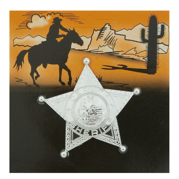 SALE Sheriffstern, silber