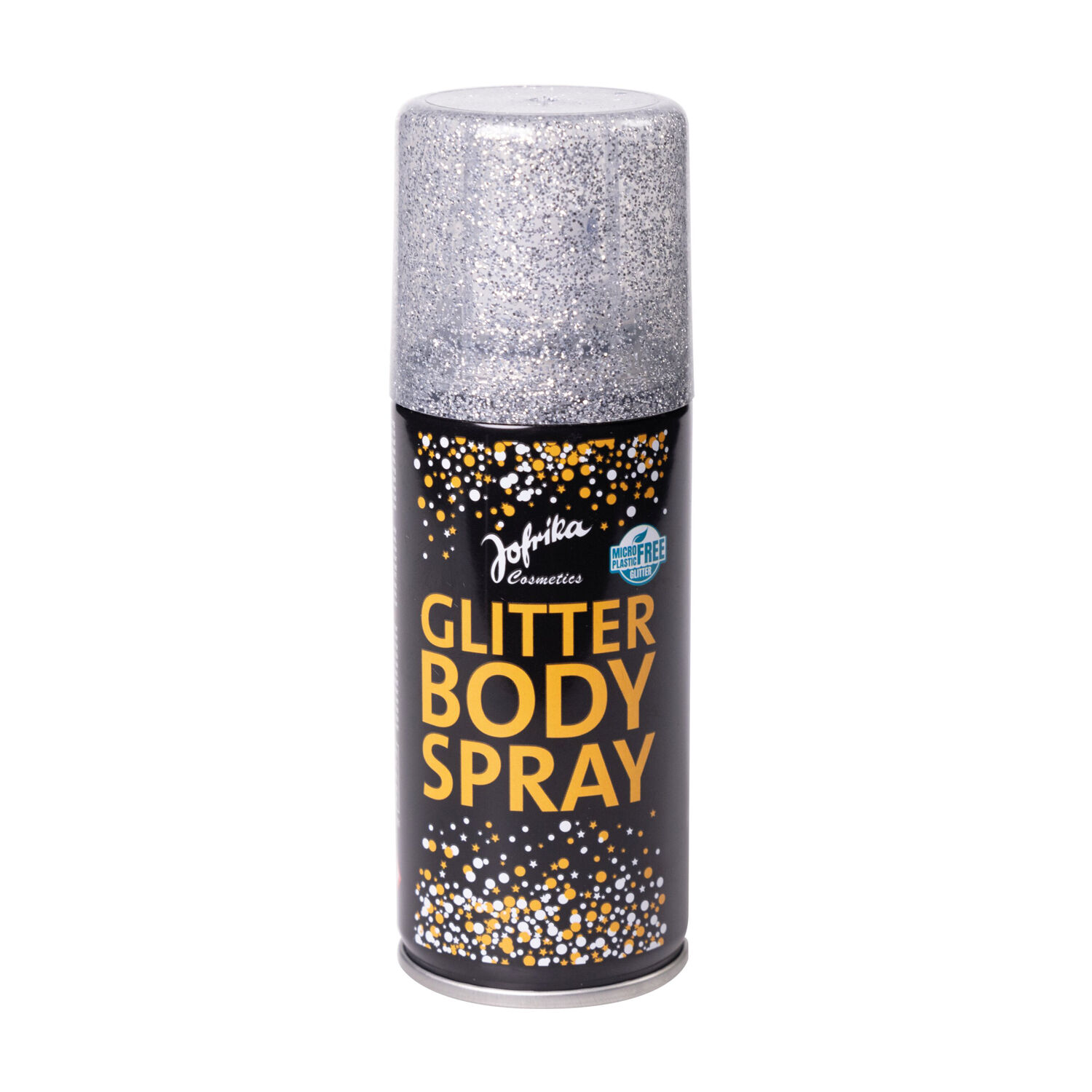 Bodyspray Glitter mikroplastik-frei, 100ml, silber