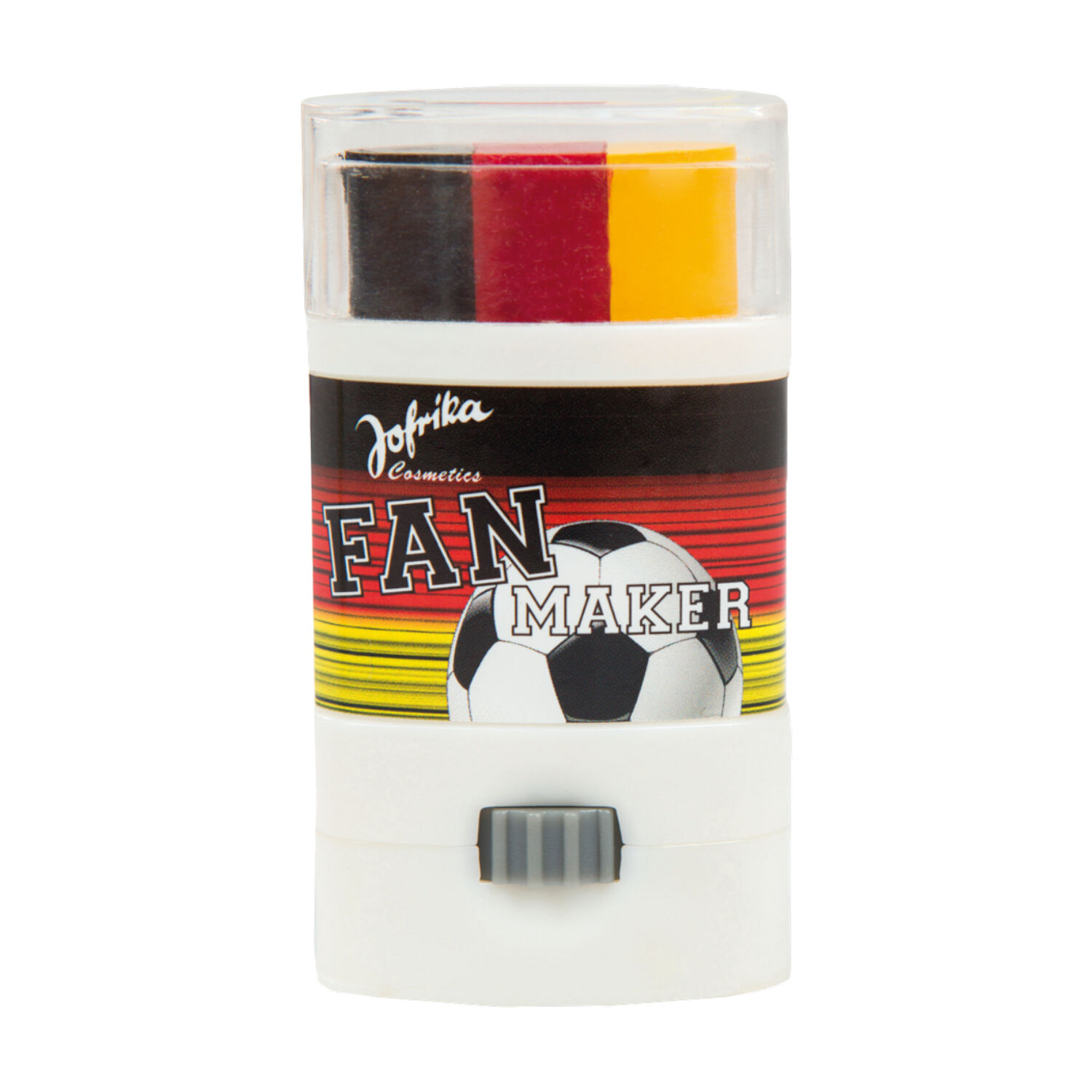 NEU Fan Schminkstift, schwarz-rot-gelb