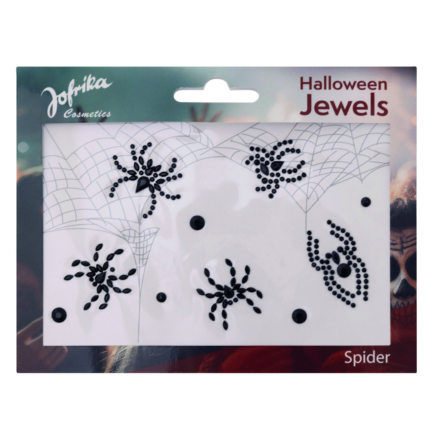 NEU Hautjuwelen Halloween-Spinnen, selbstklebend