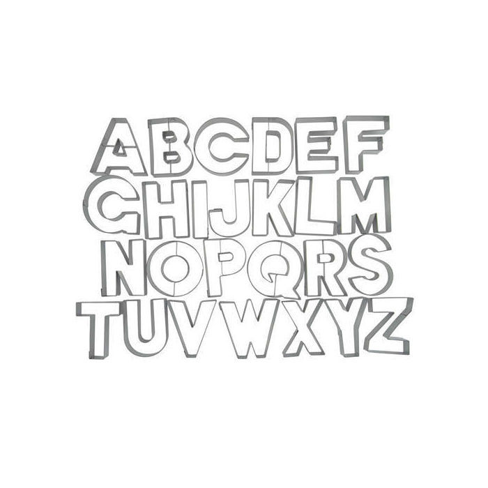 SALE Ausstechform Buchstabe K, Edelstahl, 6,5 cm