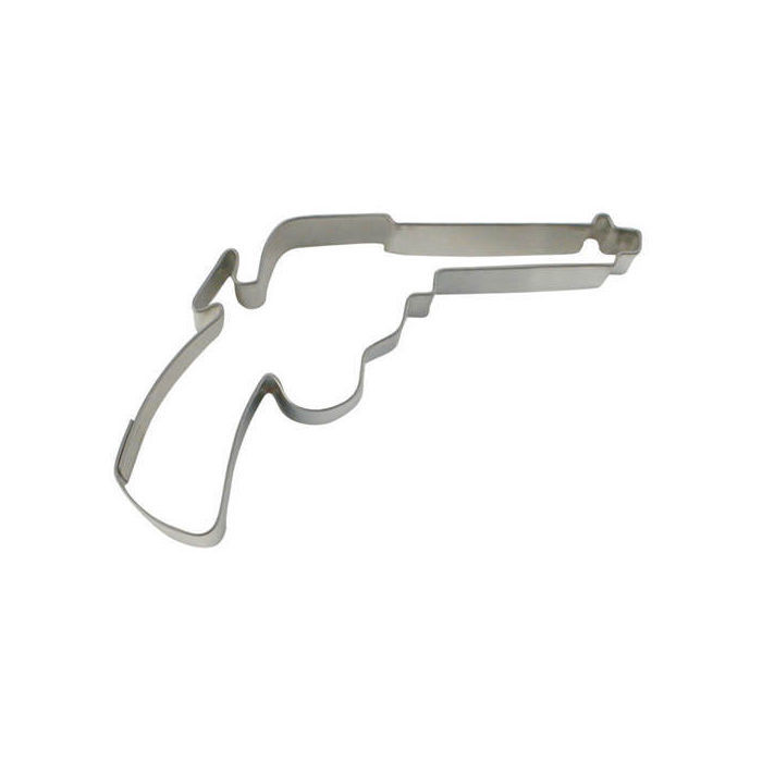 Ausstechform Colt / Revolver, Edelstahl, 8,5 cm