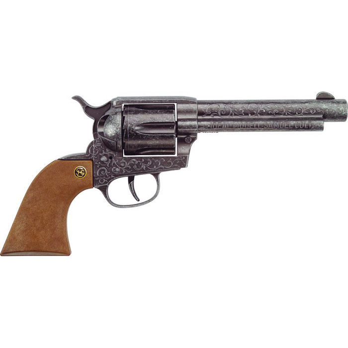 Cowboy-Pistole Samuel antik, 12-Schuss-Colt