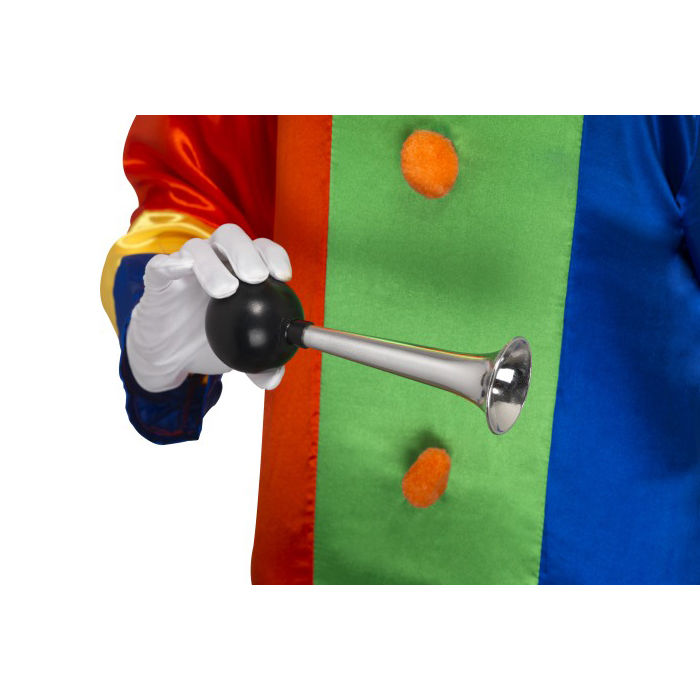 Clown-Hupe, Metall und Kunststoff, 1 Stk. Bild 2